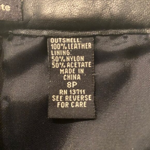 Valerie by Valerie Stevens WOMEN'S 100% leather pants - Picture 5 of 6